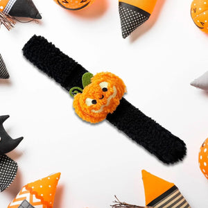 Feather & Fawn Halloween Snap Bracelet | Pumpkin, Ghost, Cat, or Bat Design Halloween