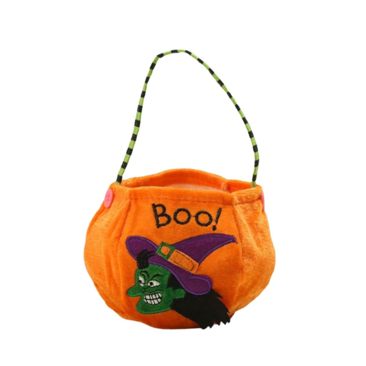 Feather & Fawn Halloween Velvet Trick - or - Treat Bag | Pumpkin, Witch & Vampire Designs Halloween