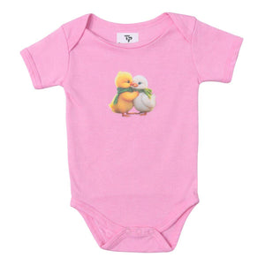 Feather & Fawn short sleeve baby bodysuit with nautical prints