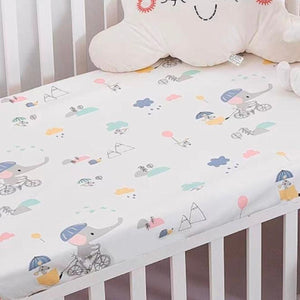 Feather & Fawn Snug & Safe Cotton Waterproof Fitted Sheets For Cots & Bassinets Fitted Sheet