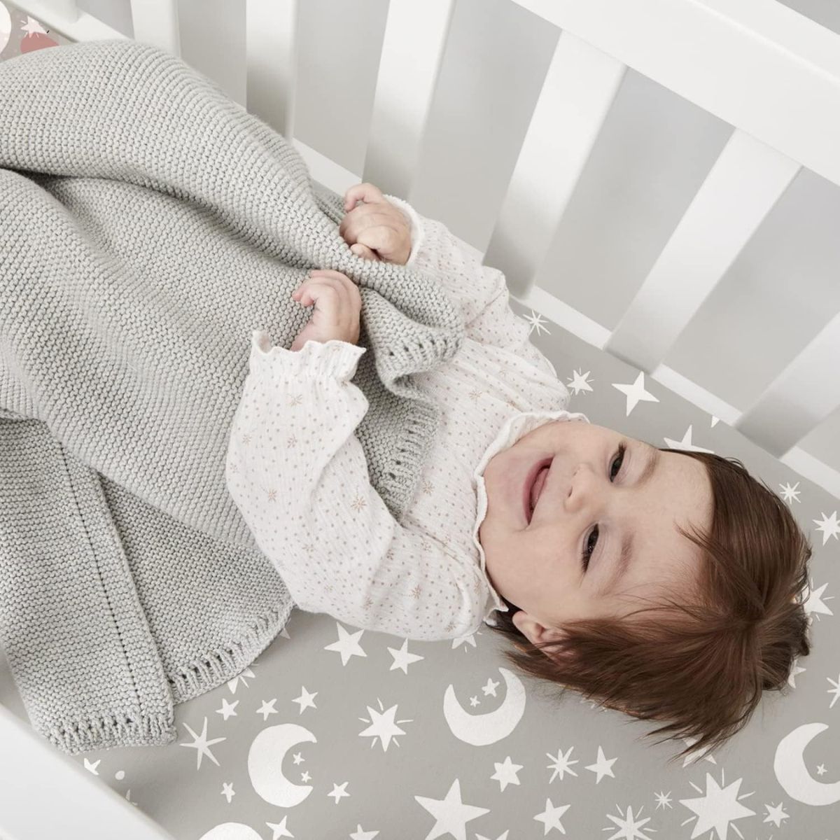 Feather & Fawn Snug & Safe Cotton Waterproof Fitted Sheets For Cots & Bassinets Fitted Sheet