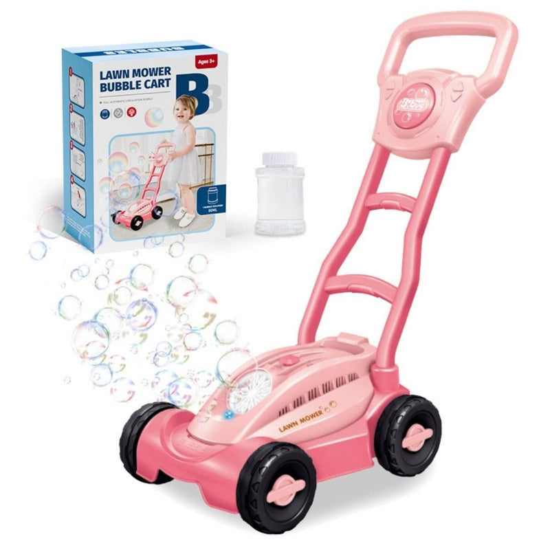 Kidst Push-Along Bubble Walker Car bubble mower toy for kids outdoor play
