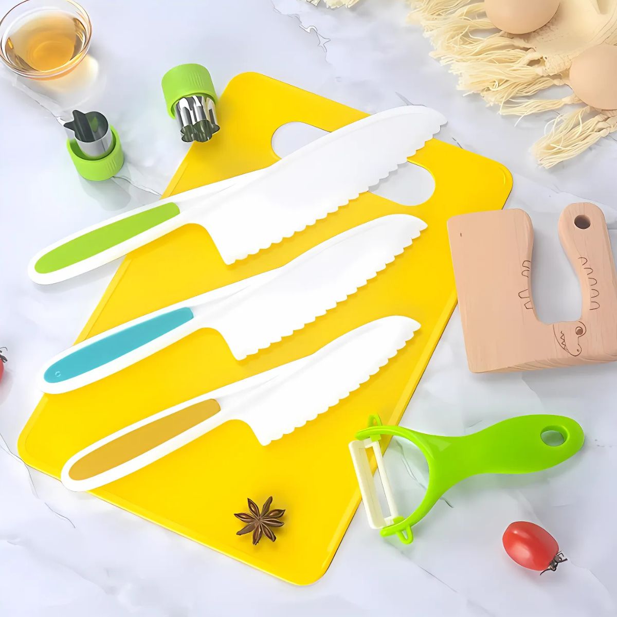 KidstKidst 17 - Piece Toddler Montessori Kitchen Set - Safe Cooking Utensils for KidsToy Playsets - Babies Mart Australia