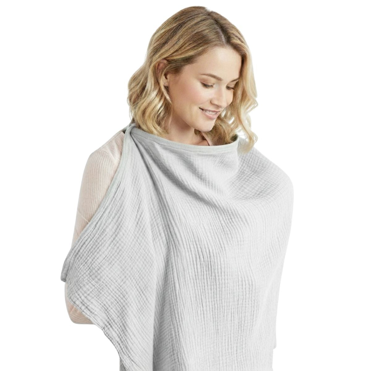 MaterniCare 360° Privacy Nursing Cover | Breathable Cotton For Pumping, Nursing & Stroller Shade Breastfeeding Cover