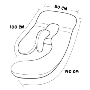MaterniCareMaterniCare SnuggleMate Pregnancy, Maternity & Nursing Support PillowMaternity Pillow - Babies Mart Australia