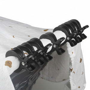 Movana Universal Stroller Blanket Clip | Windproof, Heavy - Duty Plastic Pram Clip for Securing Blankets, Toys & Muslins