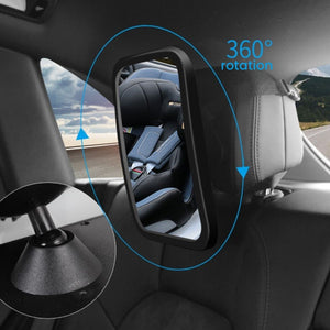 MovanaMovana Car Seat Mirror with 360° Rotation | Shatterproof & AdjustableCar Seat Mirror - Babies Mart Australia
