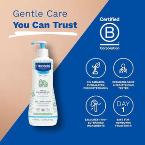 MustelaMustela Gentle Cleansing Gel (500ml)Baby Skincare - Babies Mart Australia