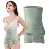 MaterniCare ReShape postpartum belly band with pelvic belt in pink cotton