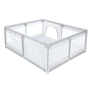 Toddly Explorer Max large baby playpen with mesh walls and zip door