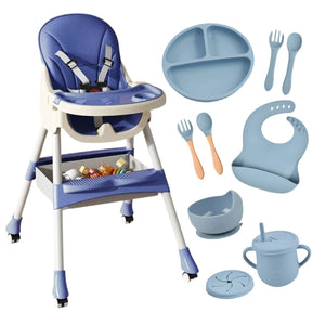 Toddly FlexiGrow 4 - in - 1 Baby High Chair Upgraded with Enhanced Safety High Chair
