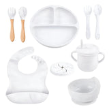 Toddly MealMate Silicone Feeding Set for Baby Led Weaning & Self Feeding Silicone Feeding Set