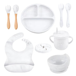 Toddly MealMate Silicone Feeding Set for Baby Led Weaning & Self Feeding Silicone Feeding Set