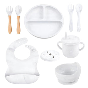 Toddly MealMate Silicone Feeding Set for Baby Led Weaning & Self Feeding Silicone Feeding Set