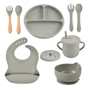 Toddly MealMate Silicone Feeding Set for Baby Led Weaning & Self Feeding Silicone Feeding Set