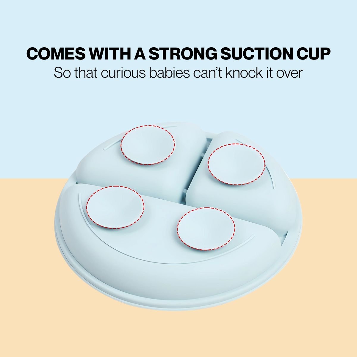 Toddly MealMate Silicone Feeding Set for Baby Led Weaning & Self Feeding Silicone Feeding Set
