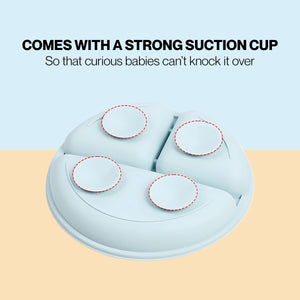 Toddly MealMate Silicone Feeding Set for Baby Led Weaning & Self Feeding Silicone Feeding Set