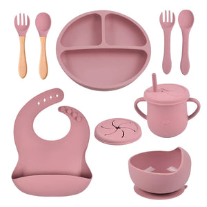 Toddly MealMate Silicone Feeding Set for Baby Led Weaning & Self Feeding Silicone Feeding Set