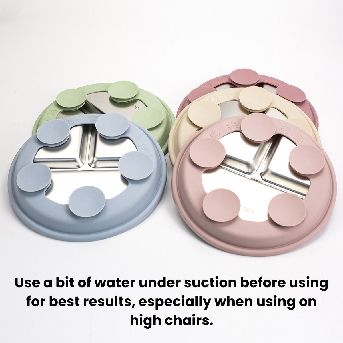 Toddly Mealmate Stainless Steel Feeding Set With Silicone Suction Cover for Baby - Led Weaning Baby Feeding Set