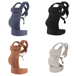 Toddly SnugNest Baby Carrier IHDI - Approved Cotton - Linen Blend | Ergonomic Hip Healthy Position Baby Carriers