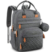 Toddly Urban Ease Series chic diaper bag with multiple pockets and portable changing pad for organized parenting