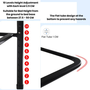 ToddlyMaterniCare ElderGuard Elderly Bed Rails With Adjustable Handrail for SeniorsBed Rails - Babies Mart Australia