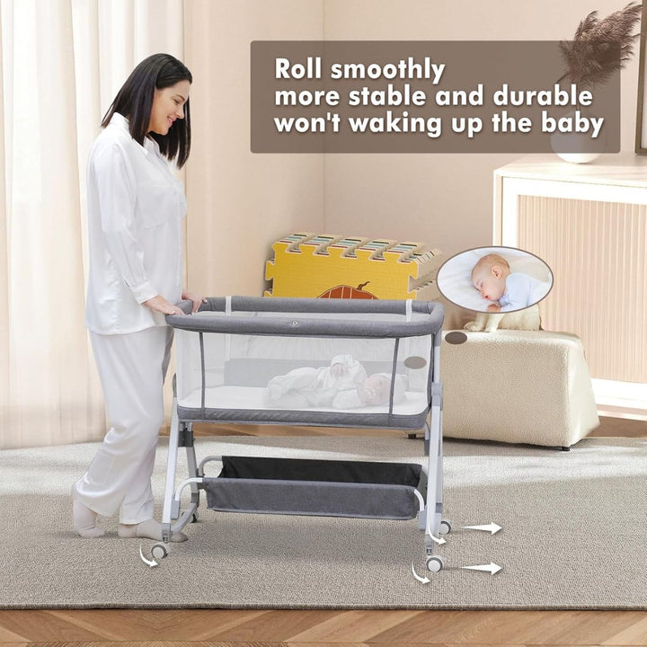 ToddlyToddly CuddleCrib 3 - in - 1 Baby Bassinet with Adjustable Height & Rocking CradleBaby Bassinet - Babies Mart Australia