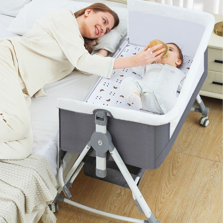 ToddlyToddly CuddleCrib 3 - in - 1 Baby Bassinet with Adjustable Height & Rocking CradleBaby Bassinet - Babies Mart Australia