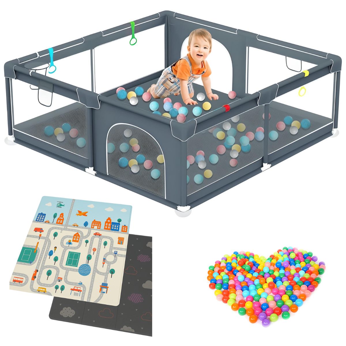 ToddlyToddly Explorer Max Baby Play Pen Safe, Stylish & Spacious for Your ChildBaby Play Pen - Babies Mart Australia