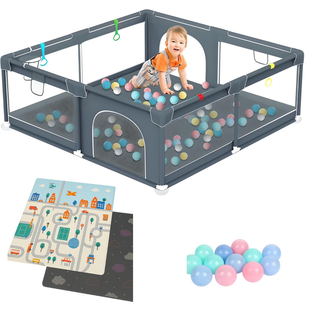 ToddlyToddly Explorer Max Baby Play Pen Safe, Stylish & Spacious for Your ChildBaby Play Pen - Babies Mart Australia