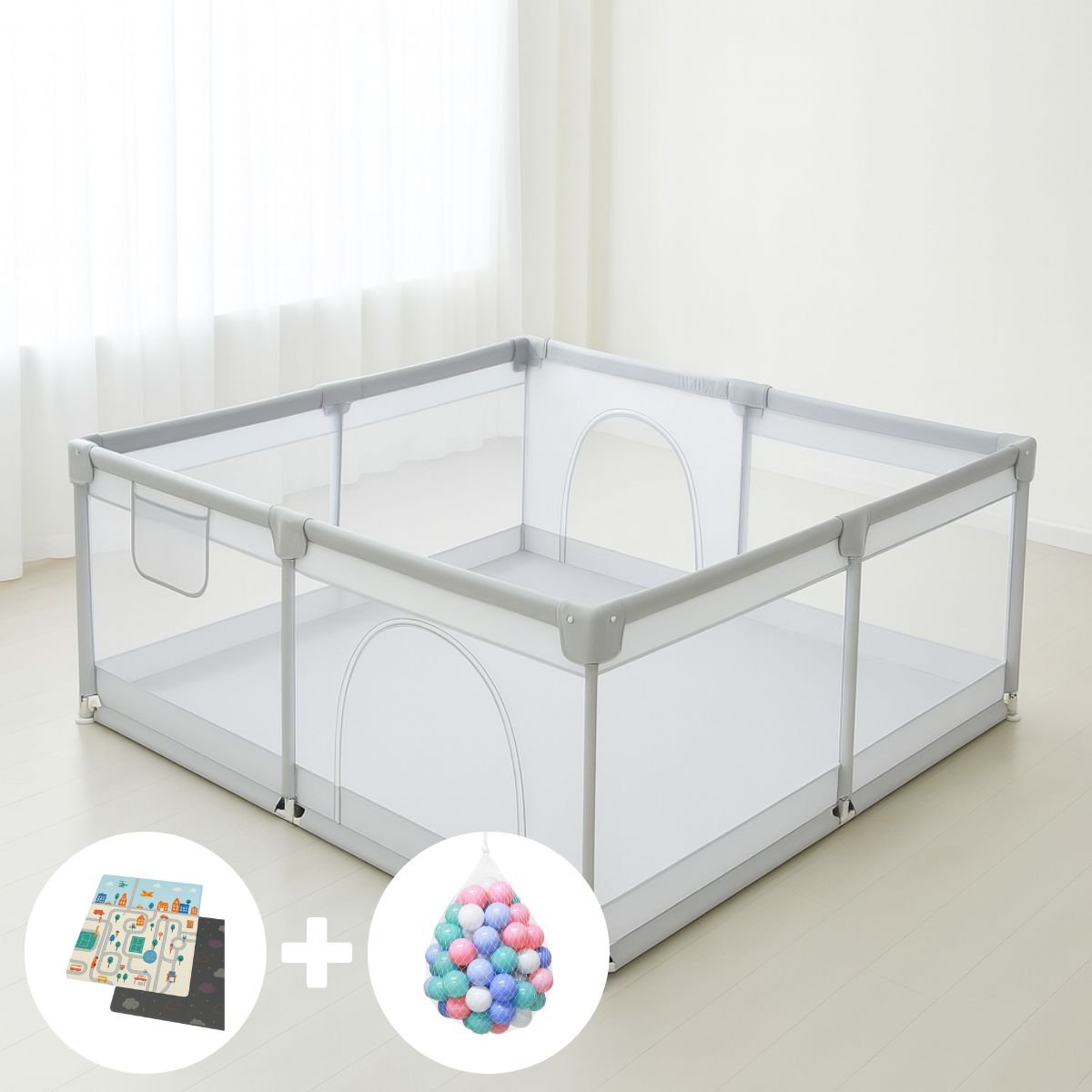 Toddly Explorer Max Baby Play Pen Safe, Stylish & Spacious for Your Child Baby Play Pen