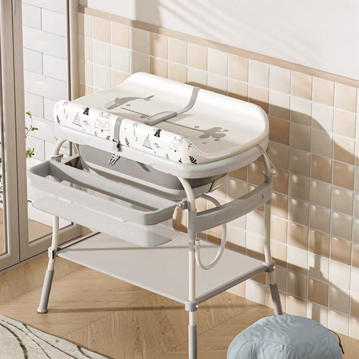ToddlyToddly FlexiBathe – 2 - in - 1 Adjustable Baby Bathtub & Changing TableBaby Changing Table - Babies Mart Australia