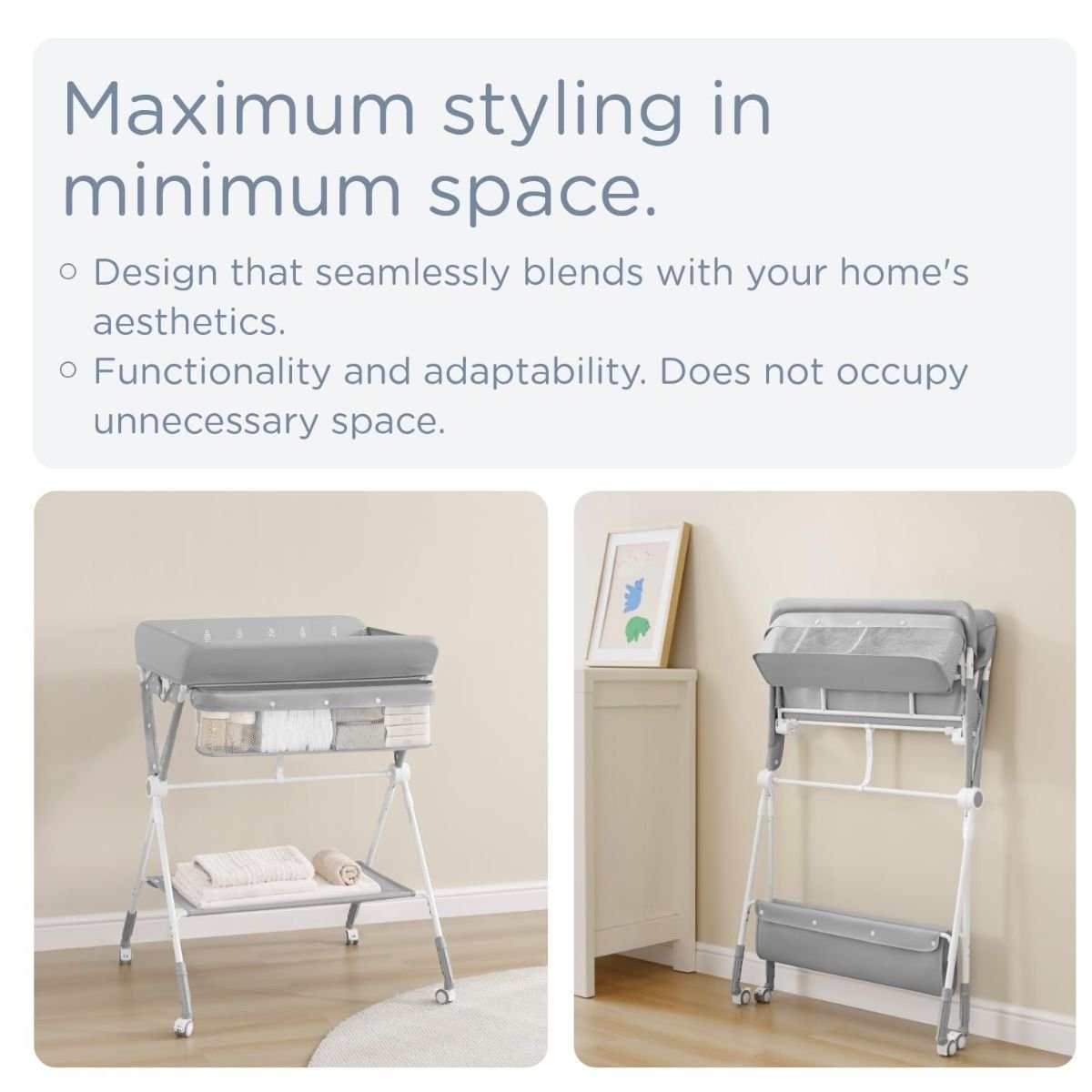 ToddlyToddly FlexiStation Baby Changing Table Adjustable & Foldable for Maximum ComfortBaby Changing Table - Babies Mart Australia