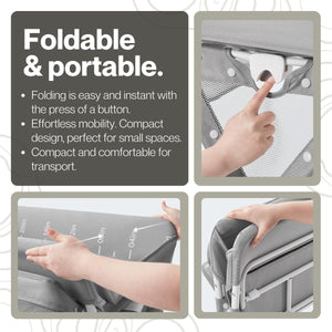 Toddly FlexiStation Baby Changing Table Adjustable & Foldable for Maximum Comfort Baby Changing Table