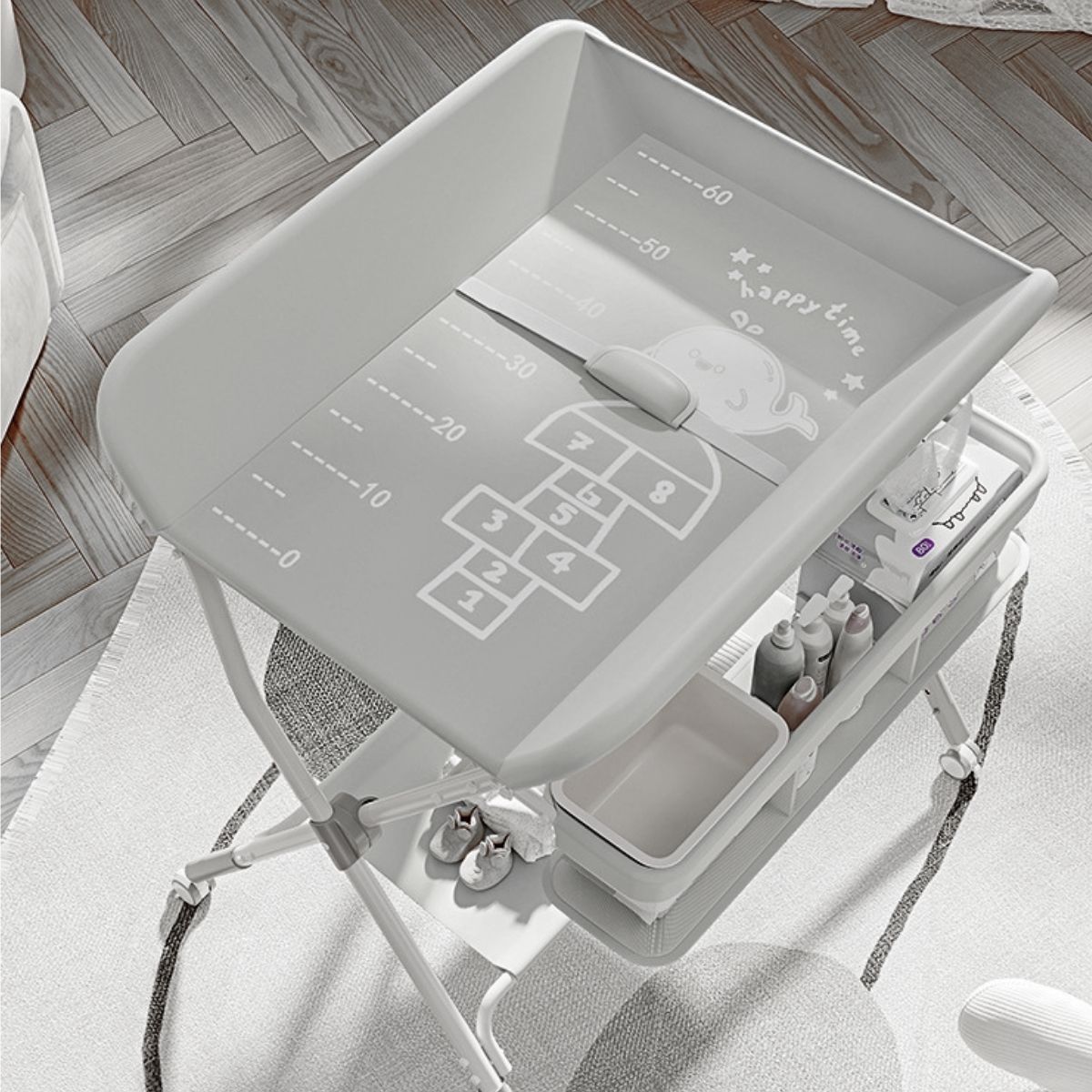 Toddly FlexiStation Baby Changing Table Adjustable & Foldable for Maximum Comfort Baby Changing Table