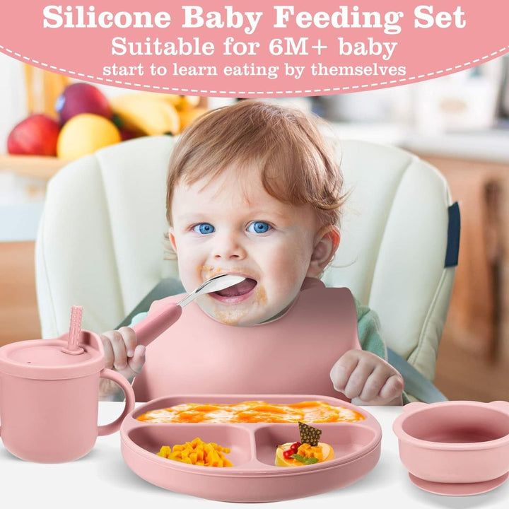 ToddlyToddly MealMate Silicone Feeding Set for Baby Led Weaning & Self FeedingSilicone Feeding Set - Babies Mart Australia