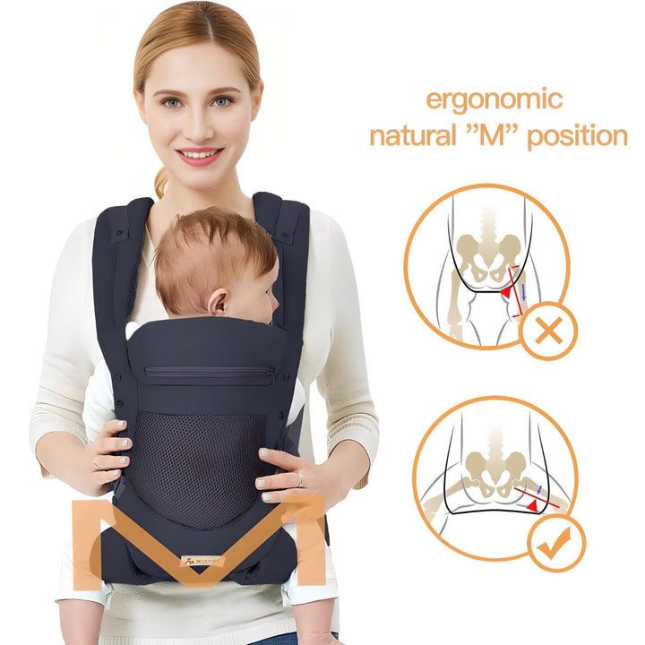 ToddlyToddly SnuggleFlow Baby Carrier Ergonomic Design with Hip SeatBaby Carriers - Babies Mart Australia