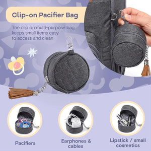 ToddlyToddly Urban Ease Series - Chic Nappy Bag for Daily Baby EssentialsNappy Bags - Babies Mart Australia