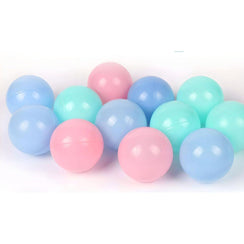 BabiePlay Colourful Odyssey Ball Pit Balls in Macaron Medley & Candy Carnival Ball Pit Balls Macaron Medley