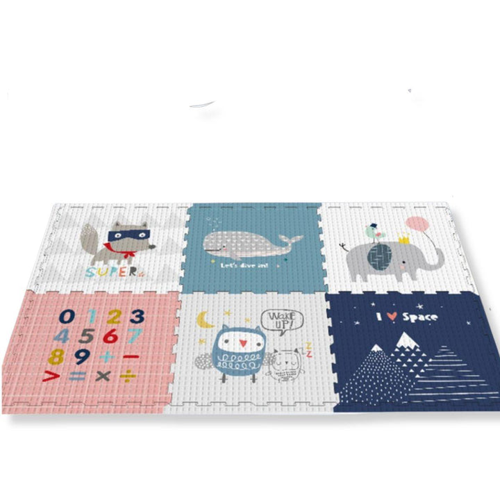 BabiesMart Baby Play Mat Reversible XPE Foam Mat Safe & Baby Friendly - Babies Mart Australia