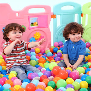 BabiesMart Colourful Odyssey Ball Pit Balls in Macaron Medley
