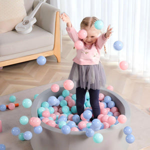 BabiesMart Colourful Odyssey Ball Pit Balls in Macaron Medley