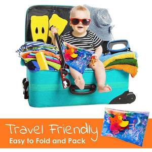BabiesMart Tummy Time Water Play Mat Sensory Mat for Baby Play
