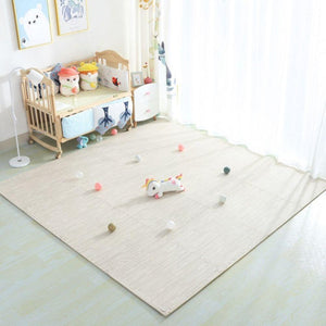 BabiesMart Wood Grain Play Mat Exercise Gym Mat EVA Foam Puzzle MAT - Babies Mart Australia