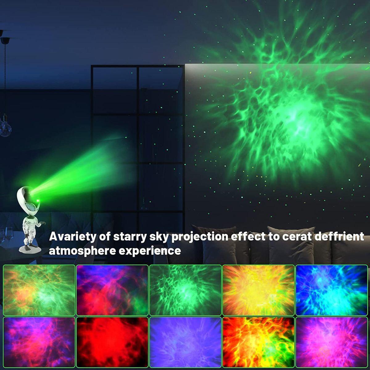 Glowly Alien Galaxy Projector Talking & Repeating Star Projector Night Light - Babies Mart Australia