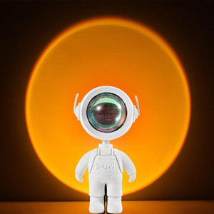 Glowly Astronaut Robot Sunset Lamp Projector Sunset Lights Night Light - Babies Mart Australia