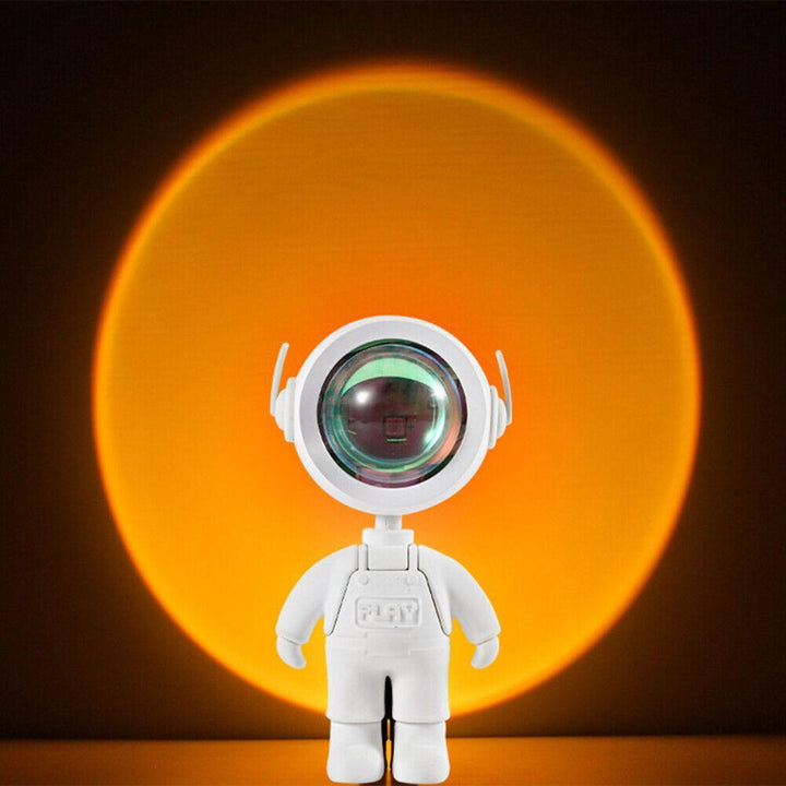 Glowly Astronaut Robot Sunset Lamp Projector Sunset Lights Night Light - Babies Mart Australia