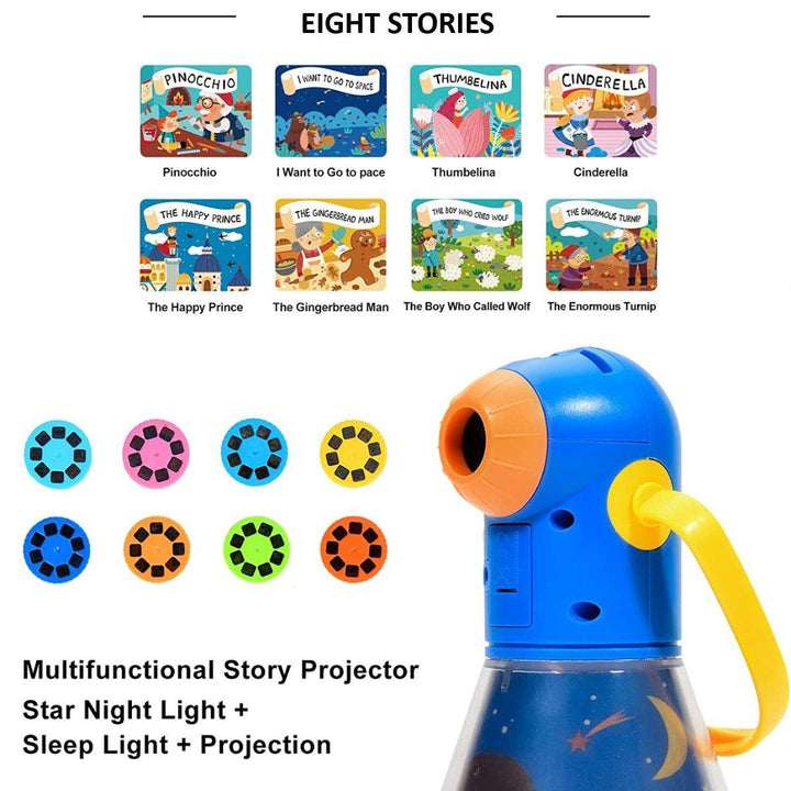 Glowly Magical Storybook Projector Bedtime Torch Light Projector For Kids - Babies Mart Australia