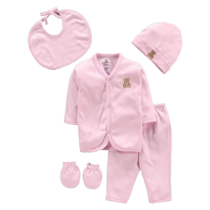 BabiesMart 5 Pieces Unisex Baby New Born Clothes Hospital Clothing Set - Babies Mart Australia