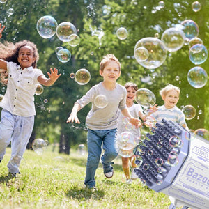 Kidst. Bubble Machine Bazooka Outdoor Bubble Blaster 88 holes Rechargeable - Babies Mart Australia